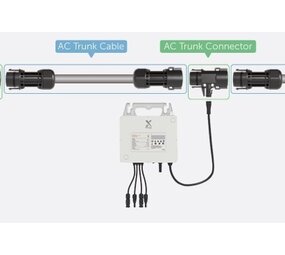 SolaX SolaX MICRO AC trunk kabel 2,4 meter SolaX SolaX MICRO AC trunk kabel 2,4 meter