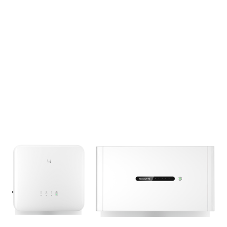 GoodWe GoodWe 5 kWh thuisbatterij met hybride omvormer, 3-fase GoodWe GoodWe 5 kWh thuisbatterij met hybride omvormer, 3-fase