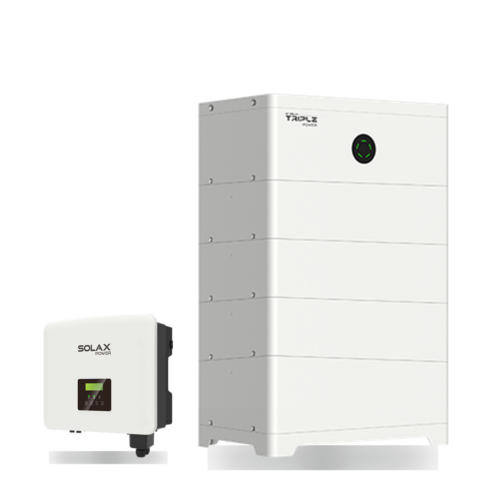 SolaX 20,4 kWh thuisbatterij met hybride omvormer, 1-fase