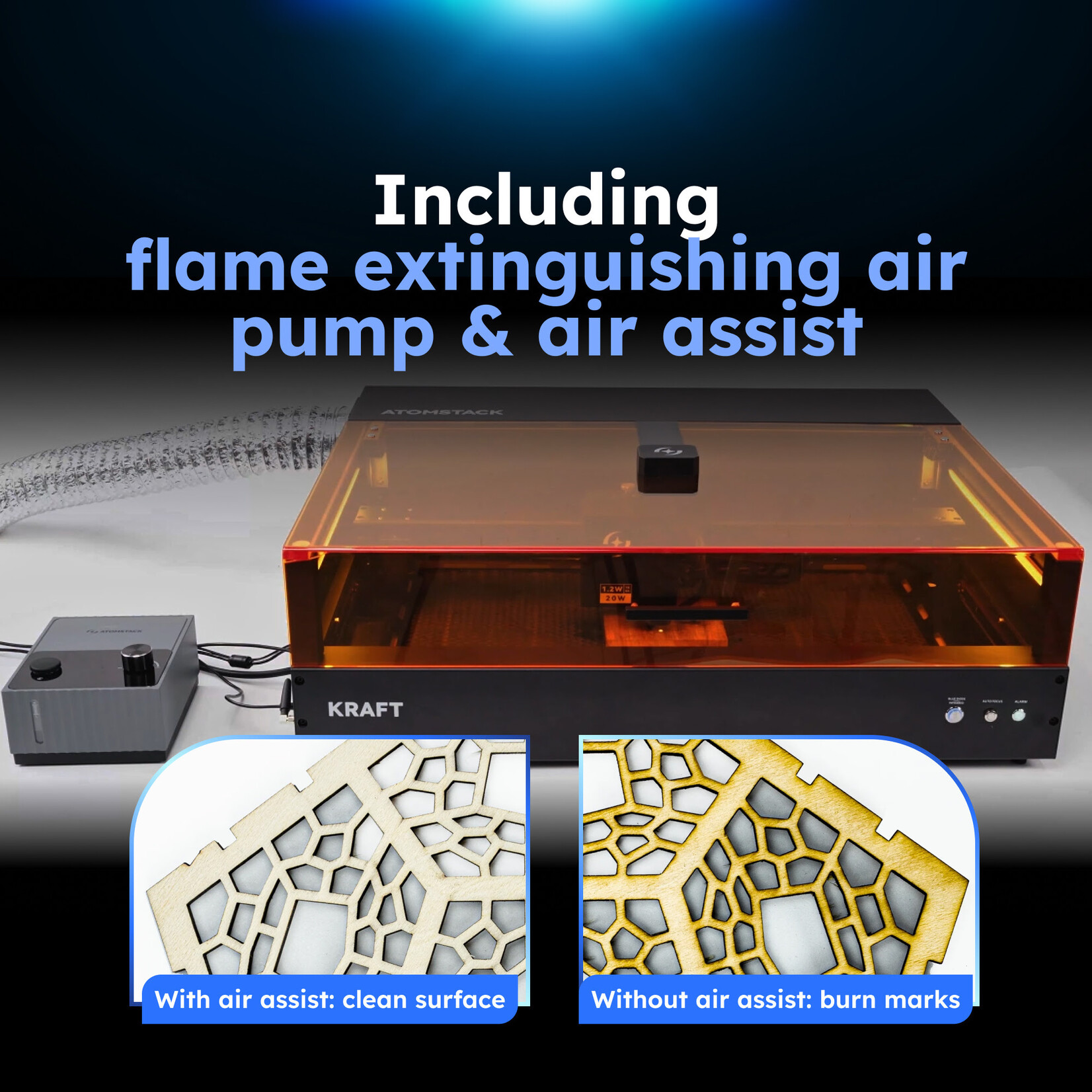 AtomStack Kraft Dual Laser Cutter
