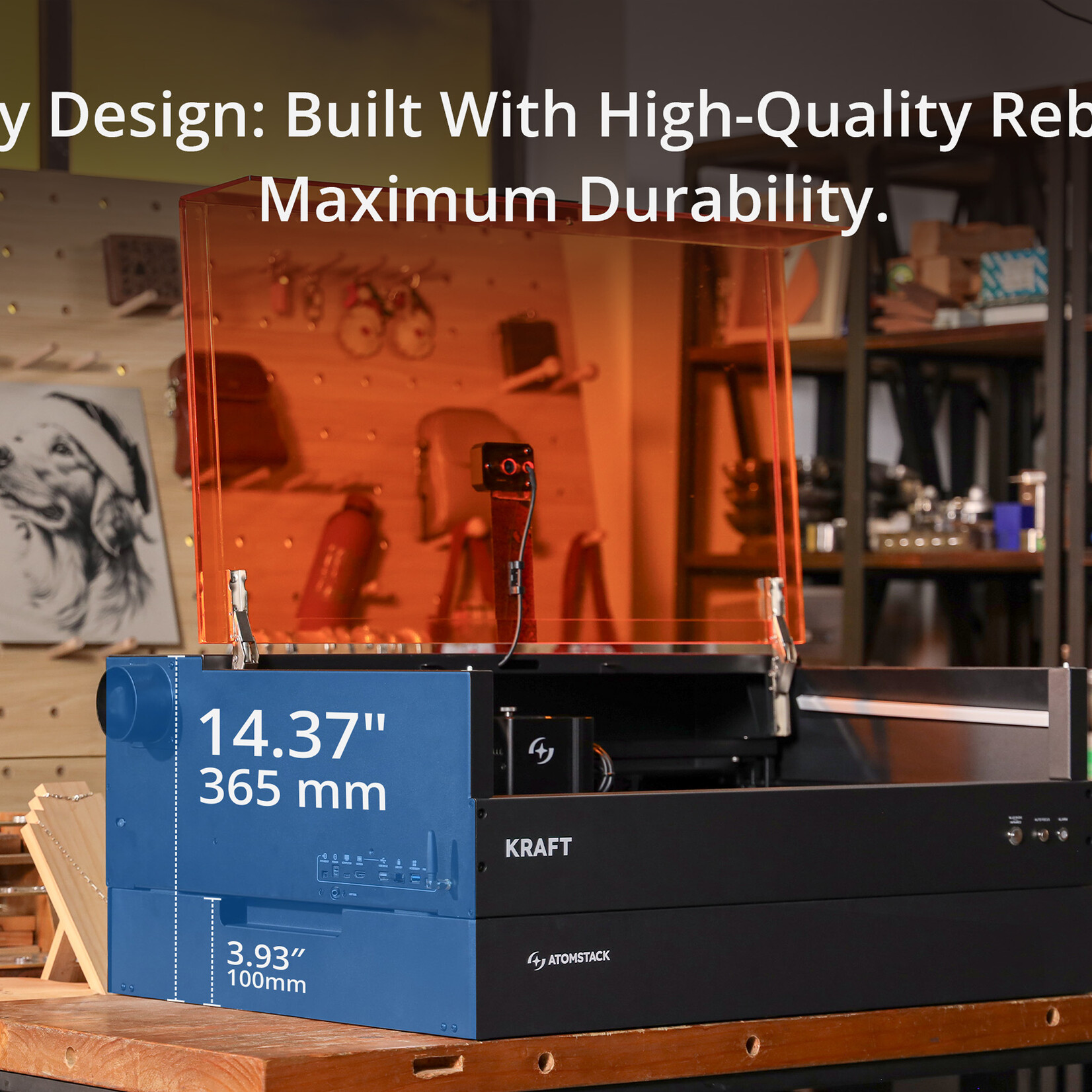 AtomStack Kraft H4 Riser Base