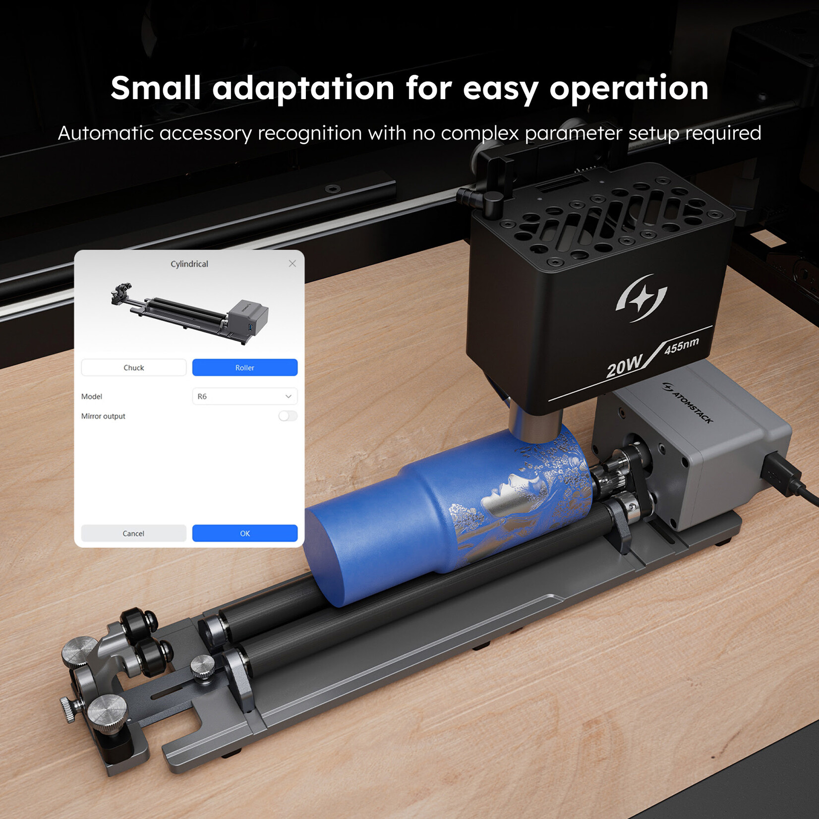 AtomStack Fusion Laser Cutter - 20 W Diode