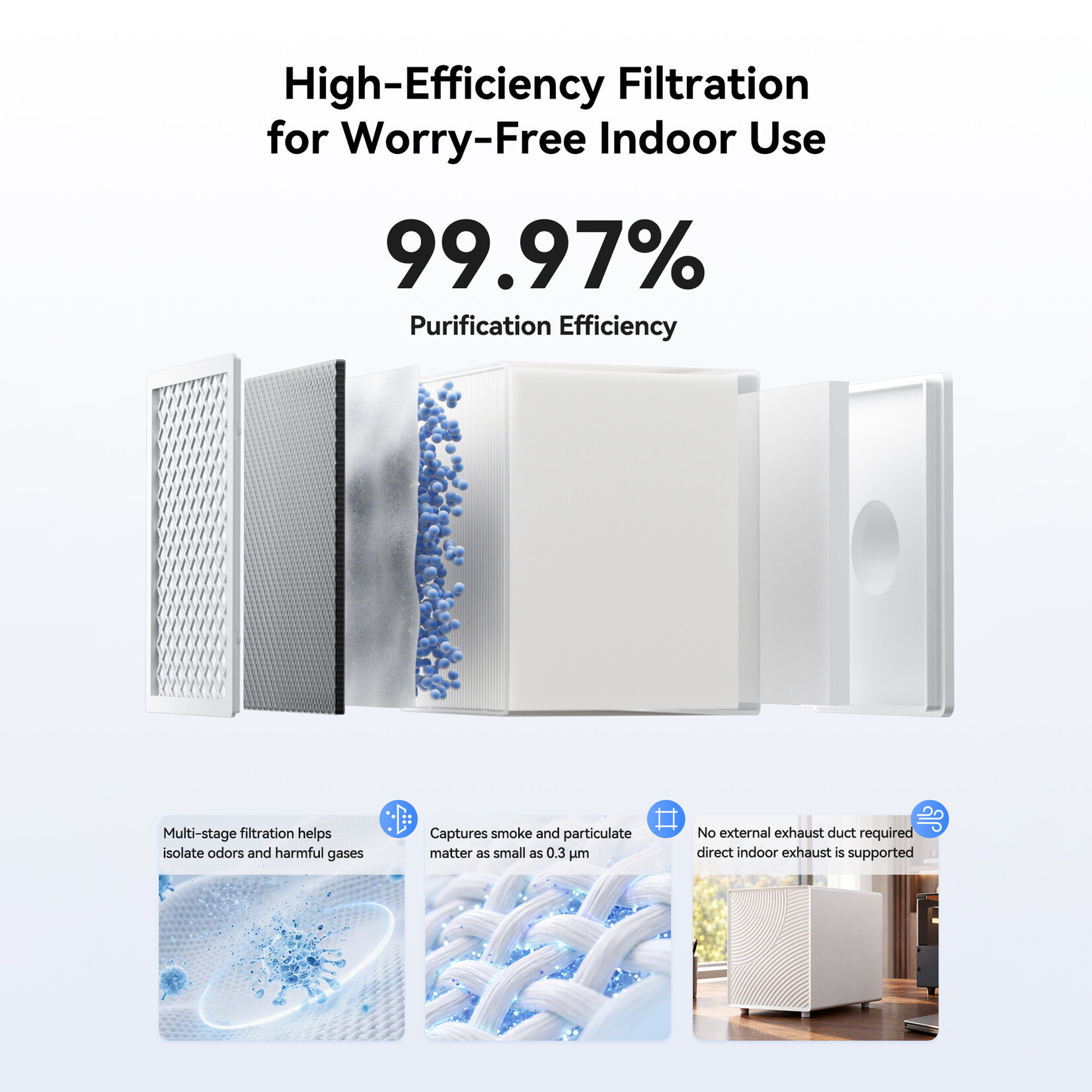 AtomStack D8 Desktop Air Purifier