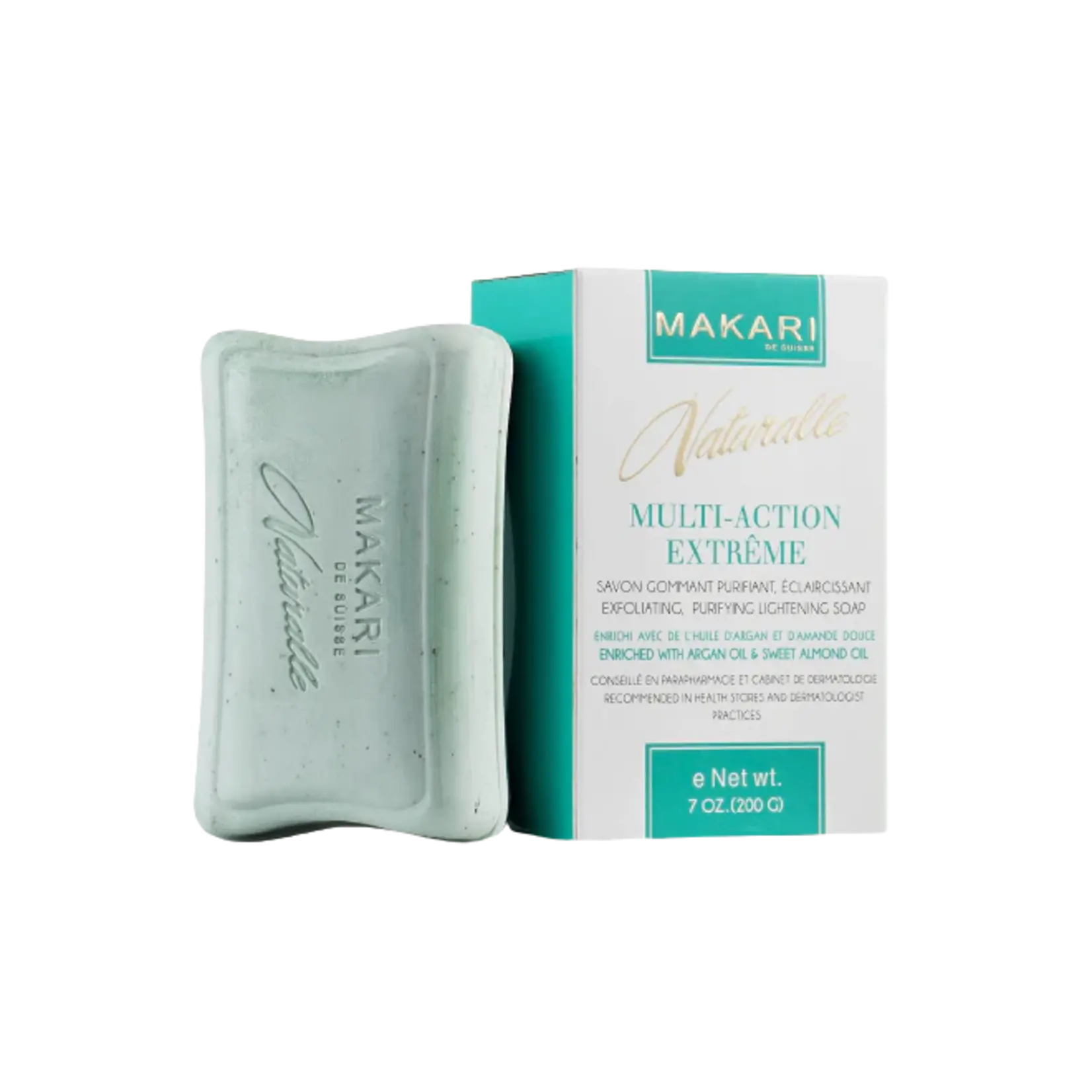 MAKARI Naturalle Multi-Action Extreme - Exfoliating Soap, 200gr