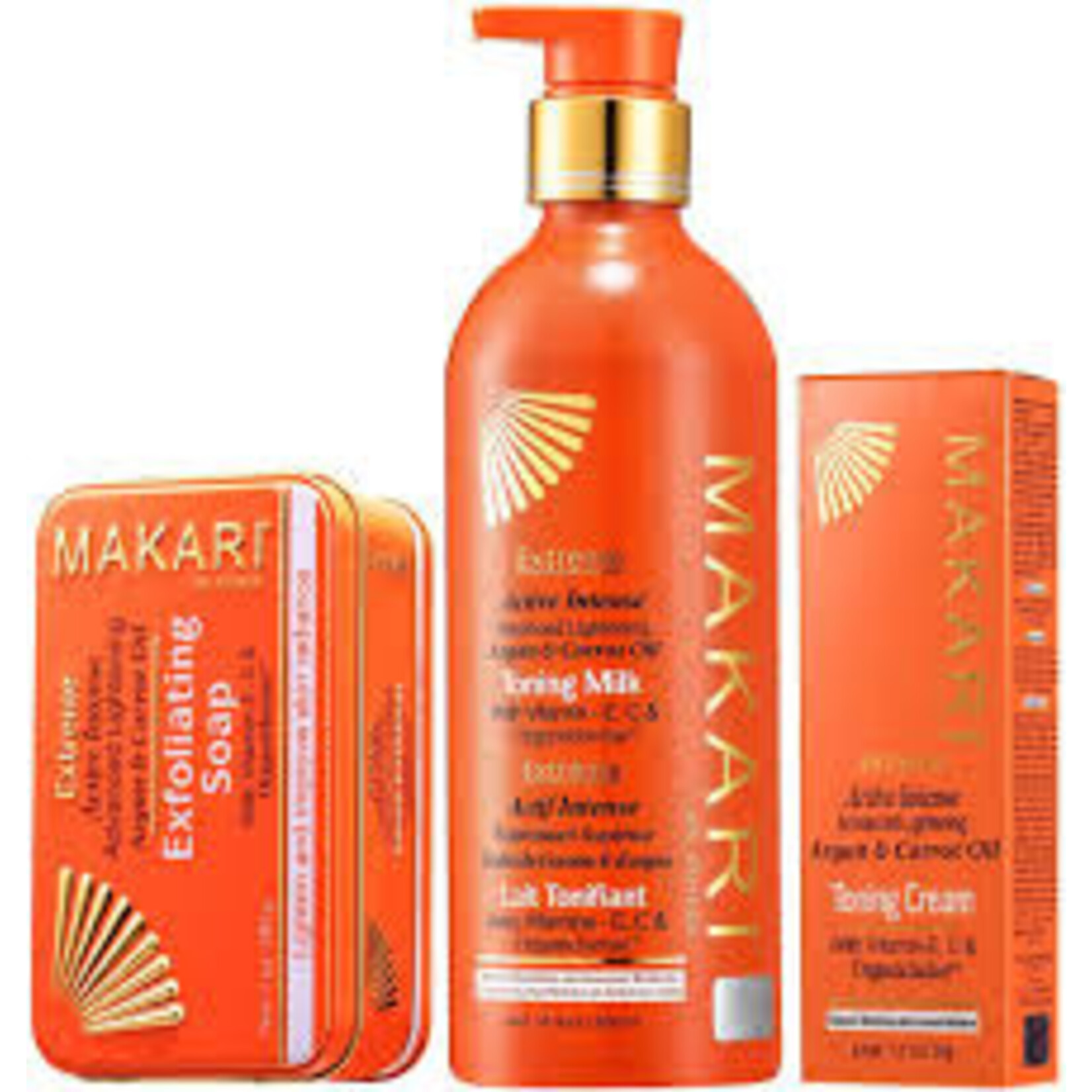 MAKARI EXTREME ARGAN & CARROT OIL SKIN TO LOVE SET