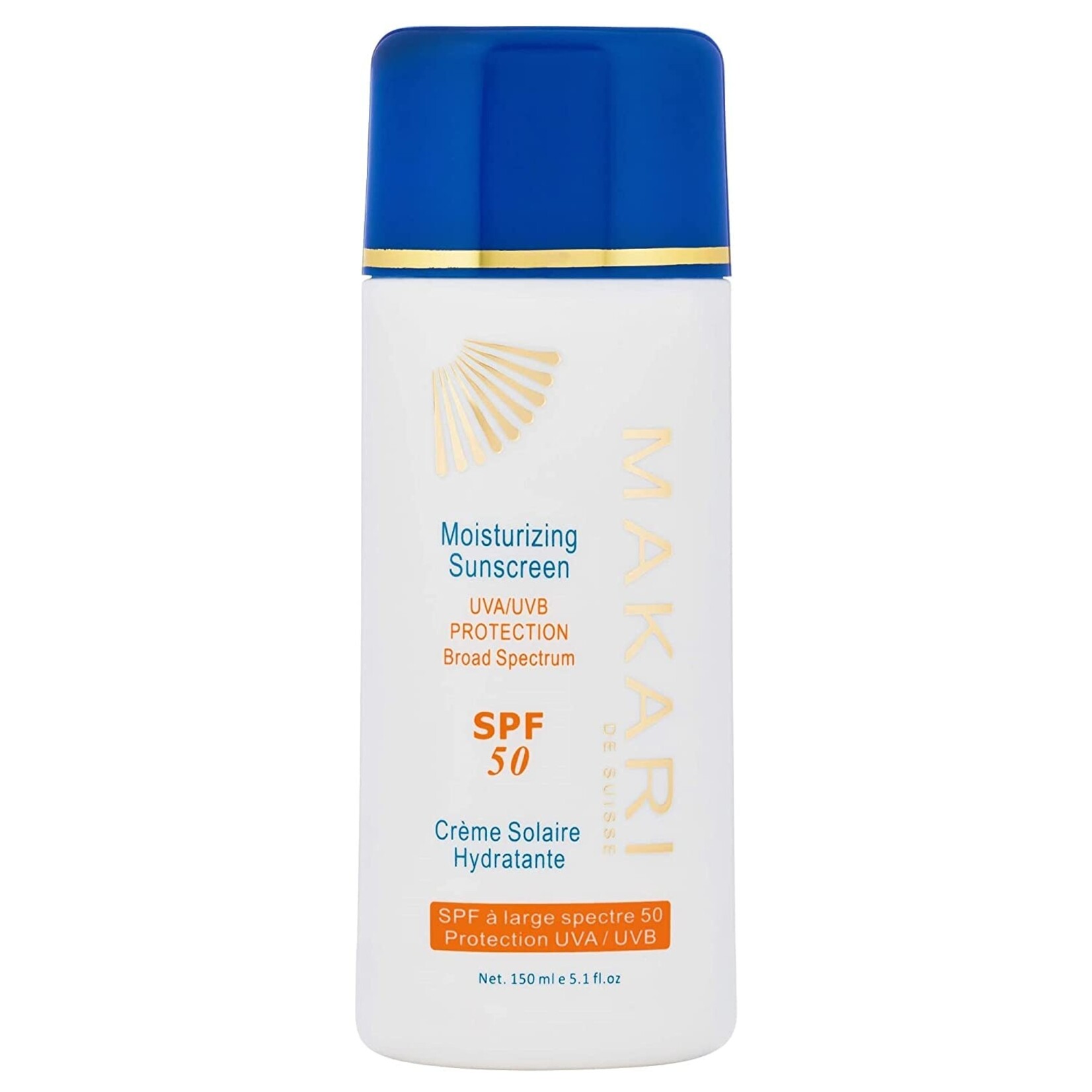 MAKARI MOISTURIZING SUNSCREEN SPF 50 - 150ml