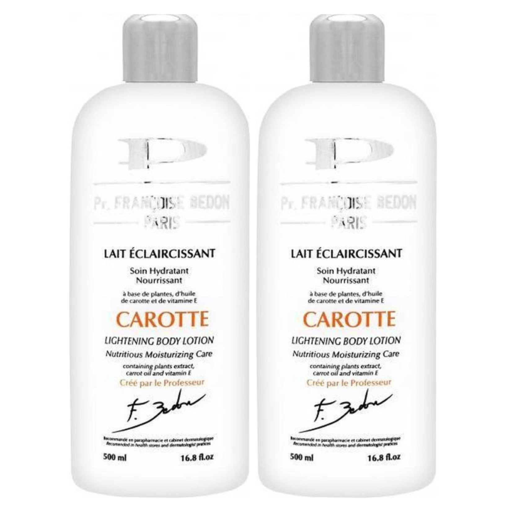 PR. FRANCOISE BEDON Carotte Lightening Body Lotion 2 stuks