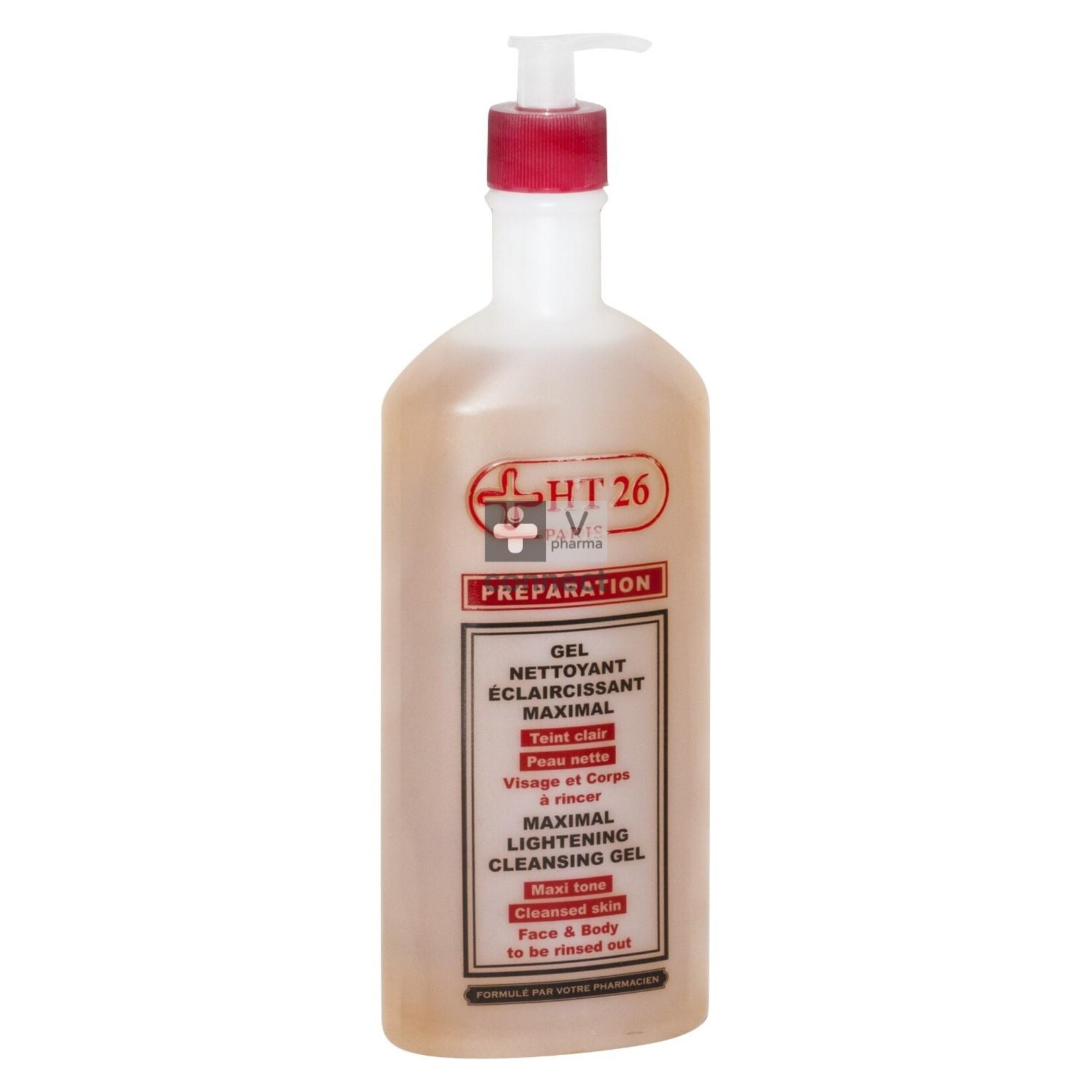 HT26 Paris Gel Gettoyant Sclaircissant Maximal 500ml