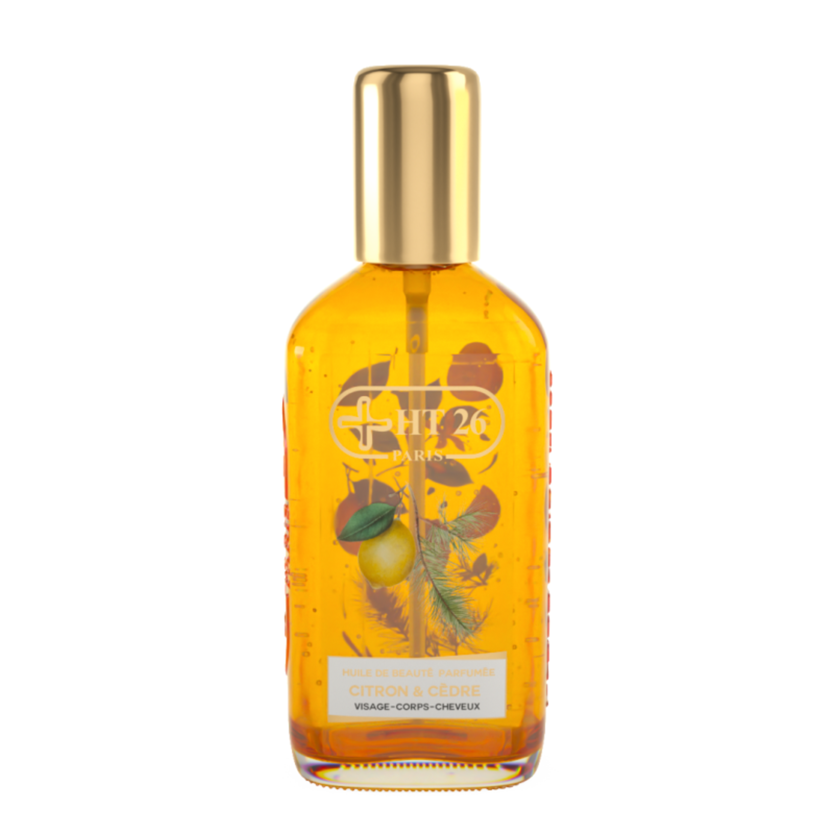 HT26 Paris Huile de massage citron & cedre 125ml