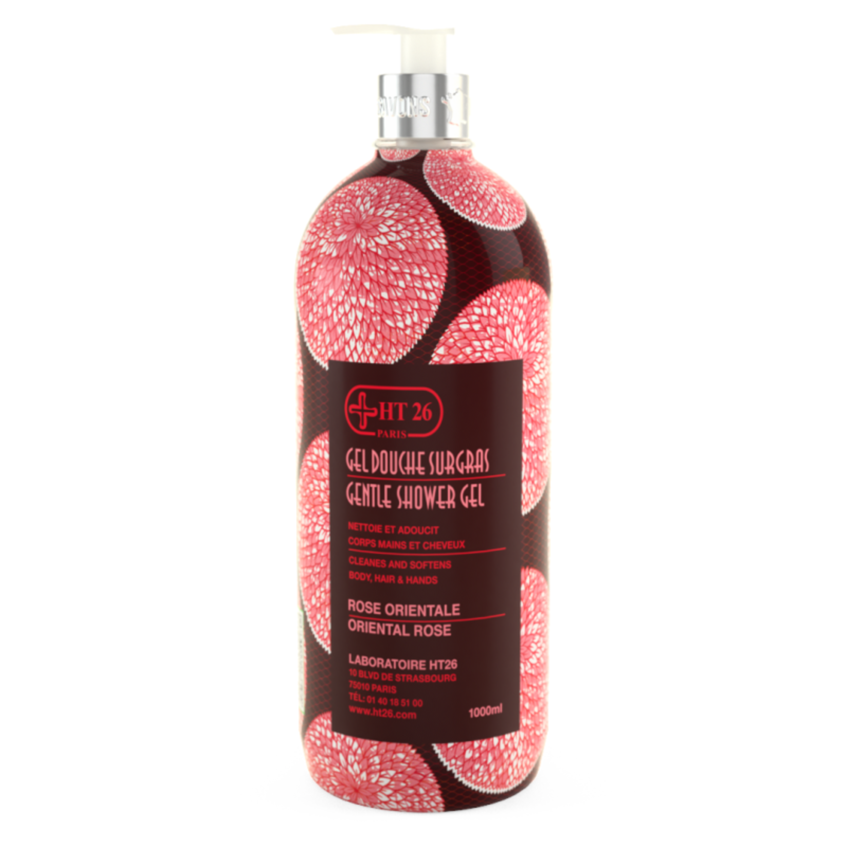 HT26 Paris Oriental Pink Shower Gel,1000ml