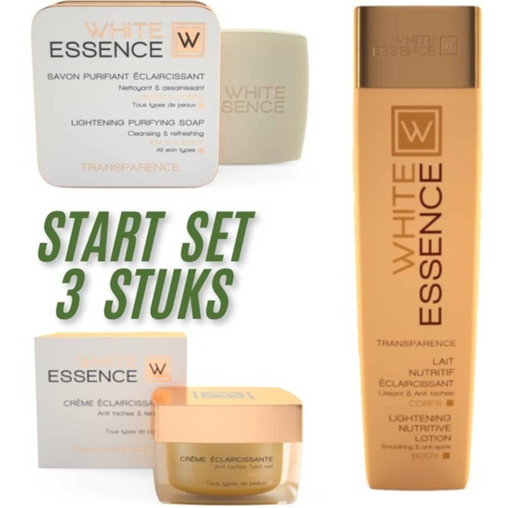 HT26 Paris Set  Bodymilk 450ml + facial creme 50ml + Soap 200g