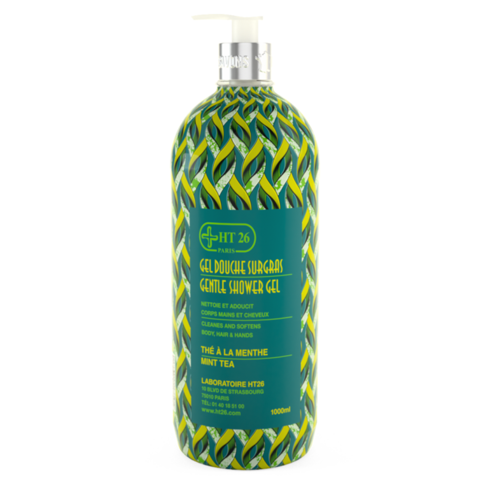 HT26 Paris Surgras Shower Gel Mint Tea, 1000ml