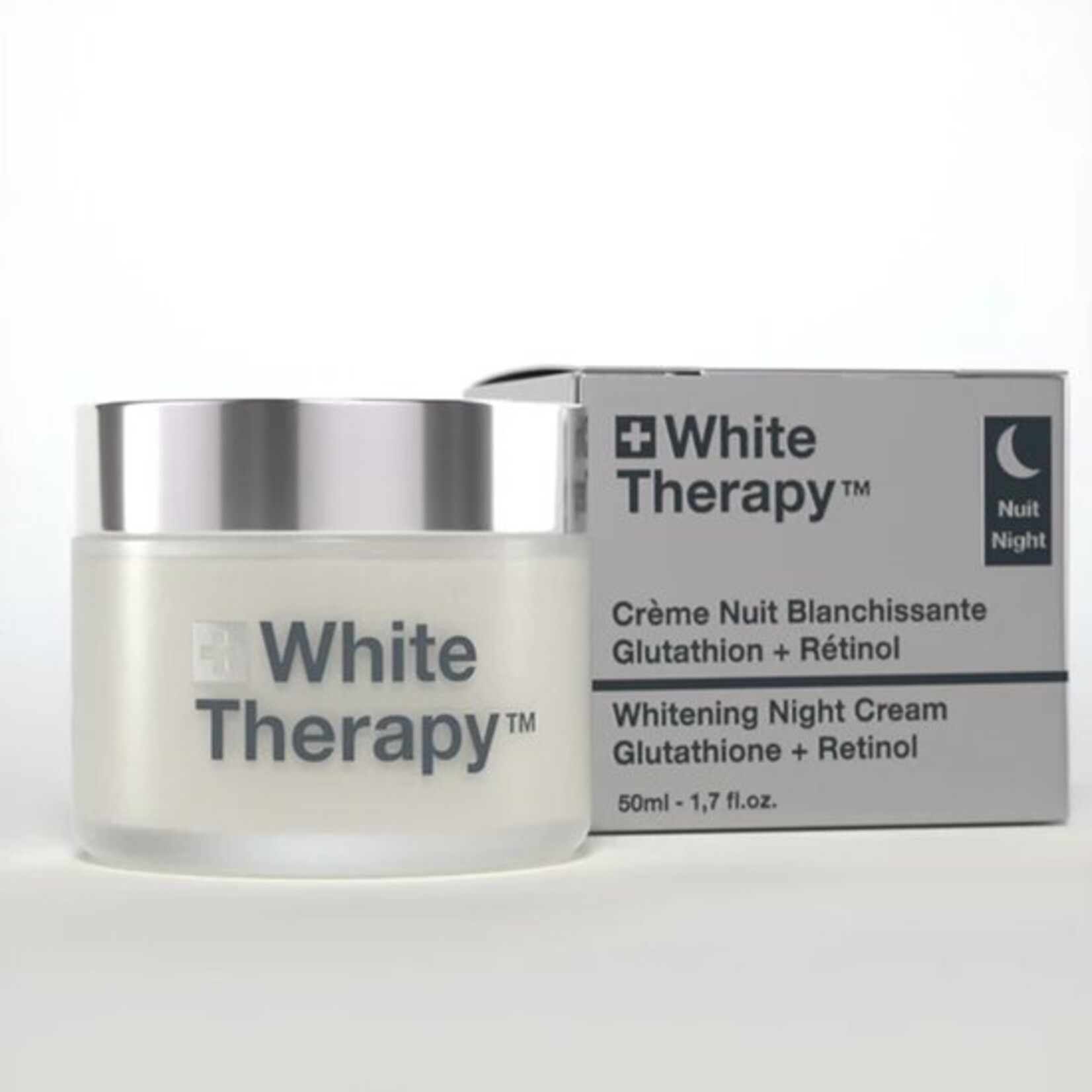 WHITE THERAPY Glutathione + Retinol Whitening Night Cream, 50ml