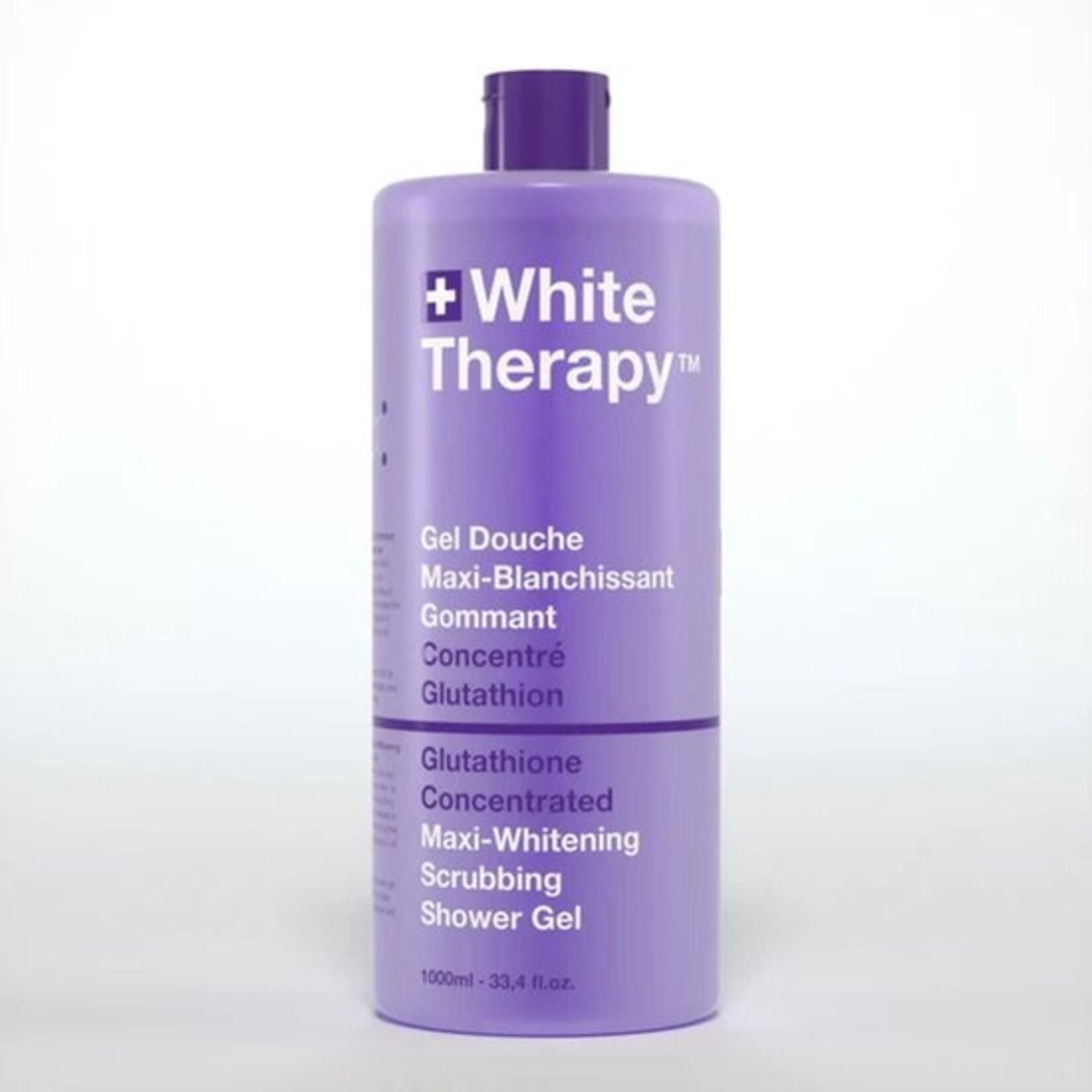 WHITE THERAPY Glutathione Concentrated Maxi-Whitening Scrubbing Shower Gel, 1000ml