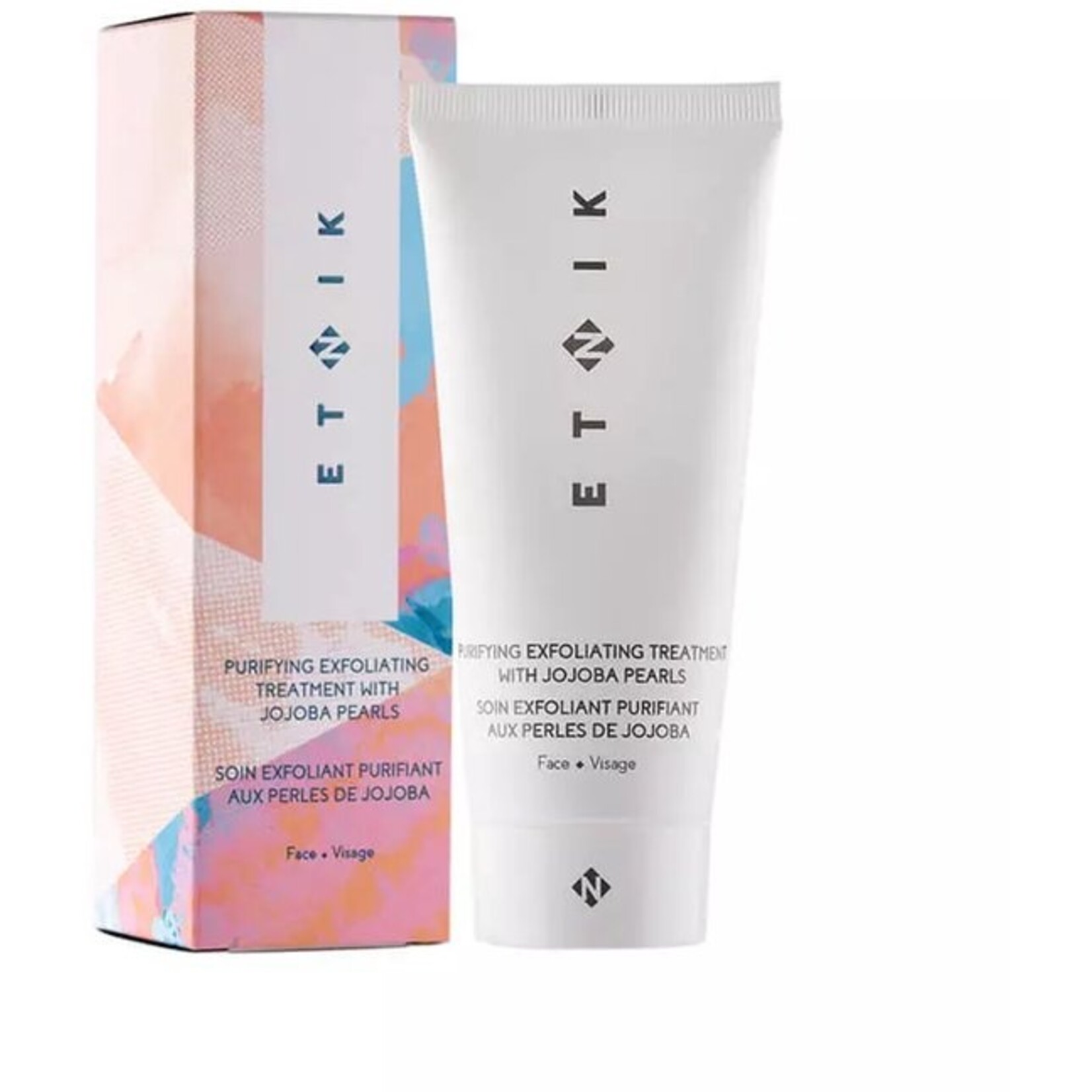 ETNIK Zuiverende exfolirende gezichtsscrub met Jojoba-parels - 75 ml