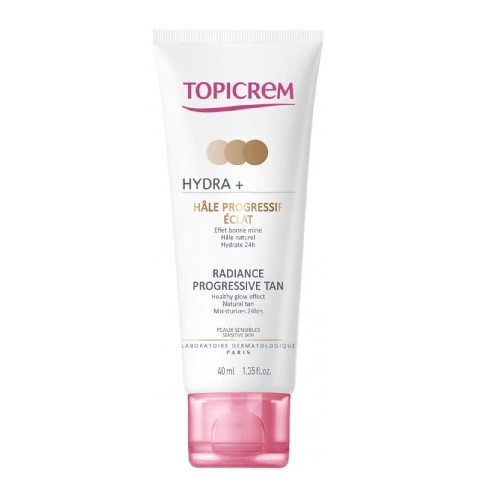 TOPICREM TOPICREM HYDRA+ GELEID.BRUIN.GEZOND.UITSTRAL. 40ML