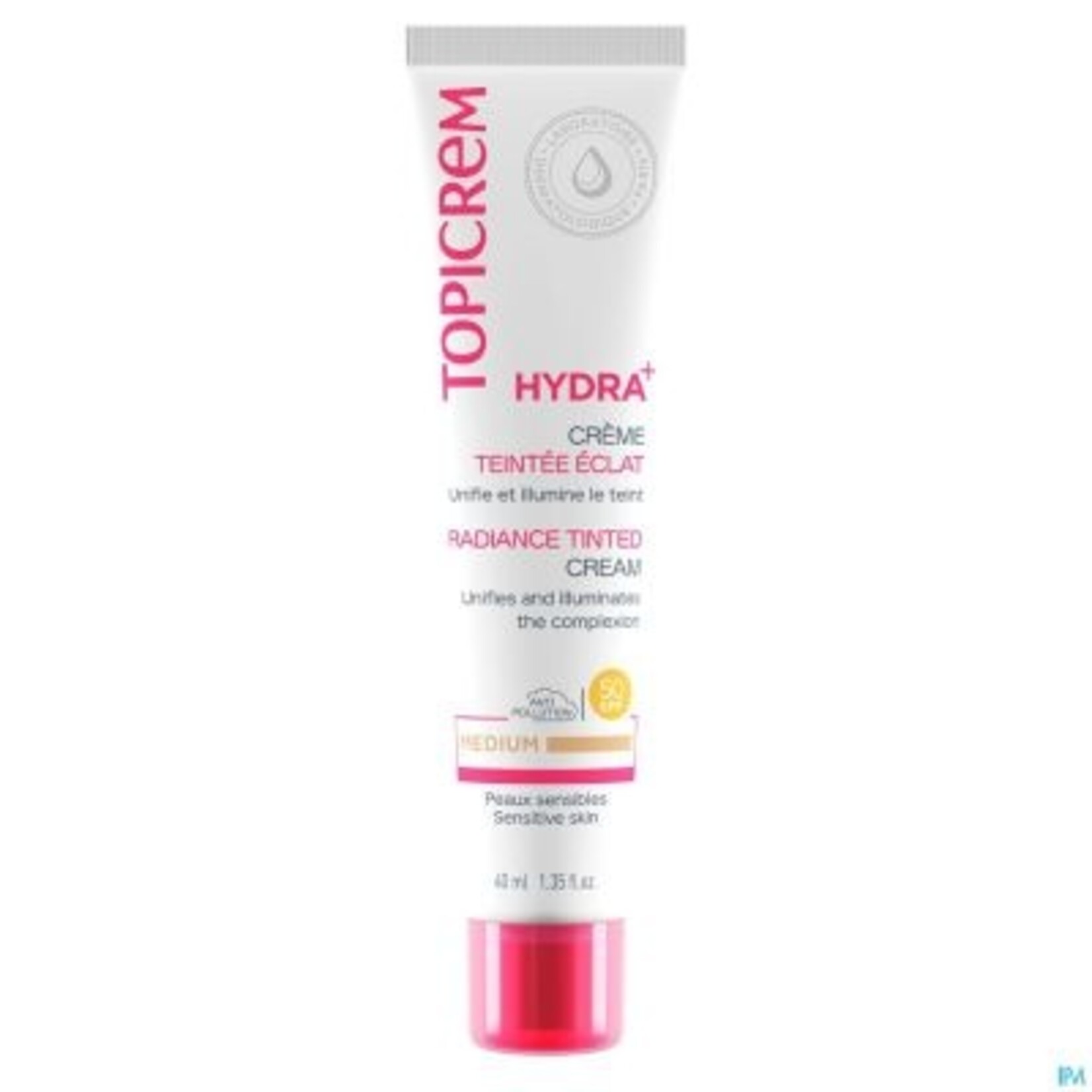 TOPICREM TOPICREM HYDRA+GETINTE CREME ECLAT LICHT TUBE 40ML