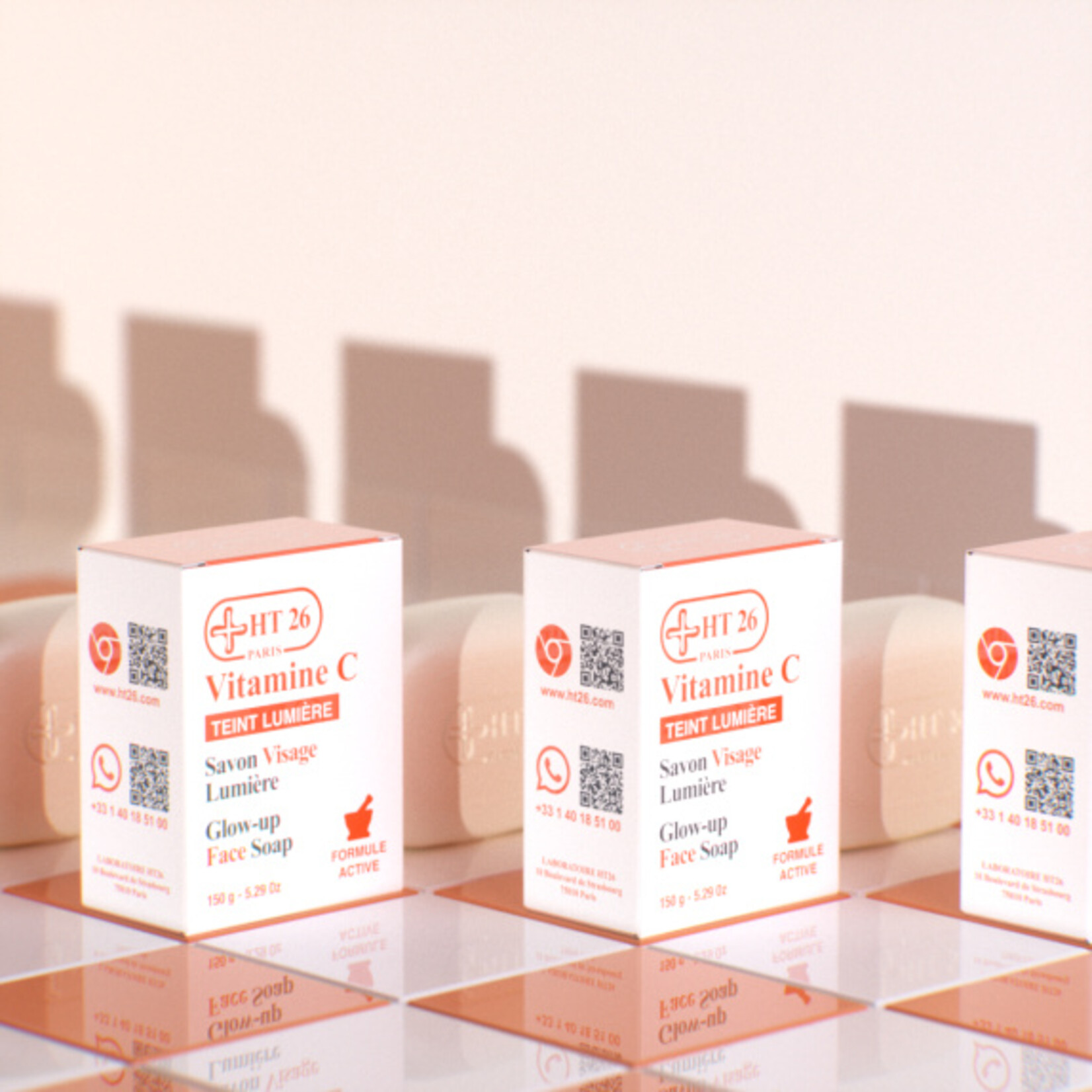 HT26 Paris Vitamin C Glow-Up Face Soap - 150gr