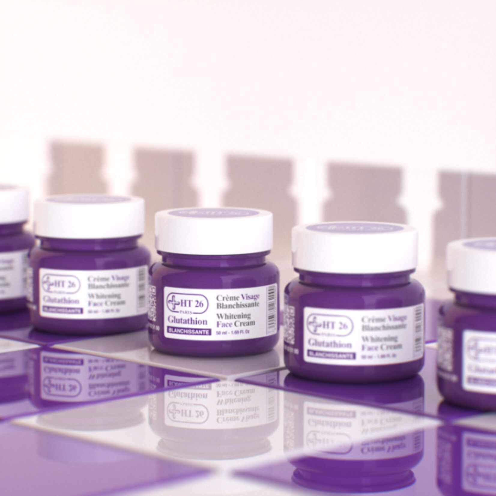 HT26 Paris Glutathione Whitening Face Cream - 50ml