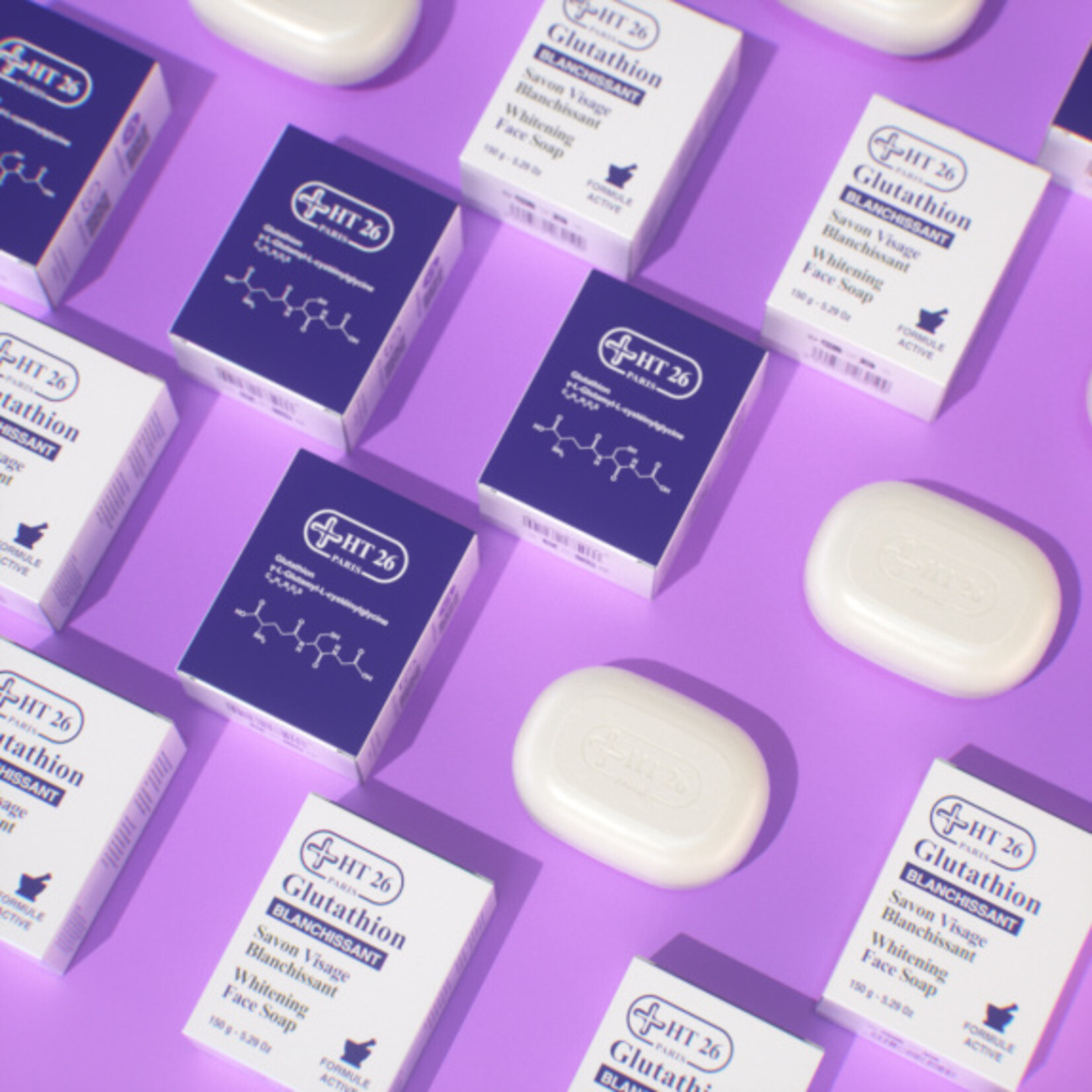 HT26 Paris Glutathione Whitening Face Soap - 150gr