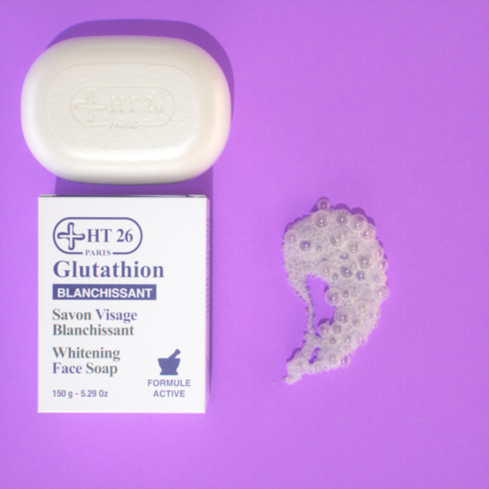 HT26 Paris Glutathione Whitening Face Soap - 150gr