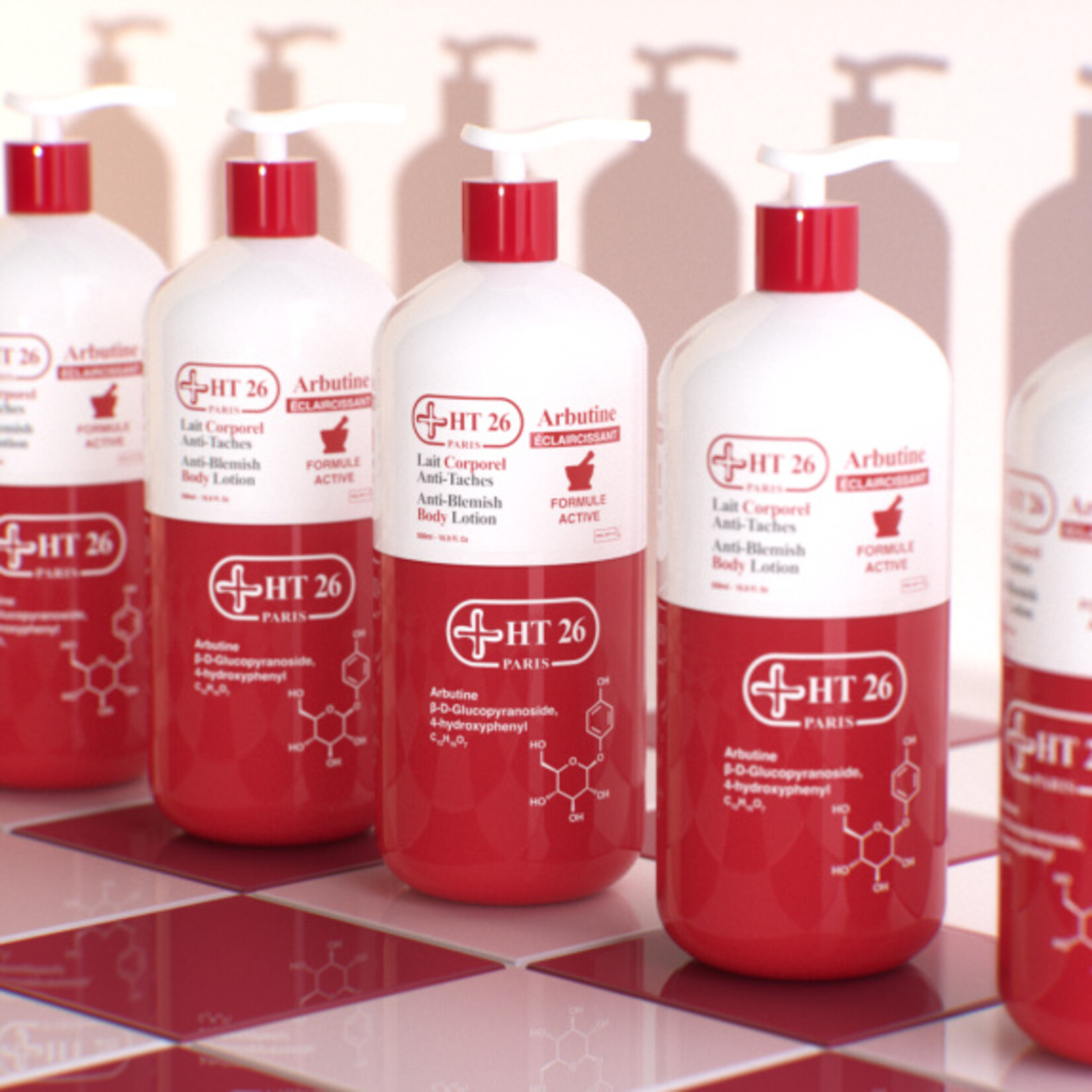 HT26 Paris Arbutin Anti-Blemish Body Lotion - 500ml