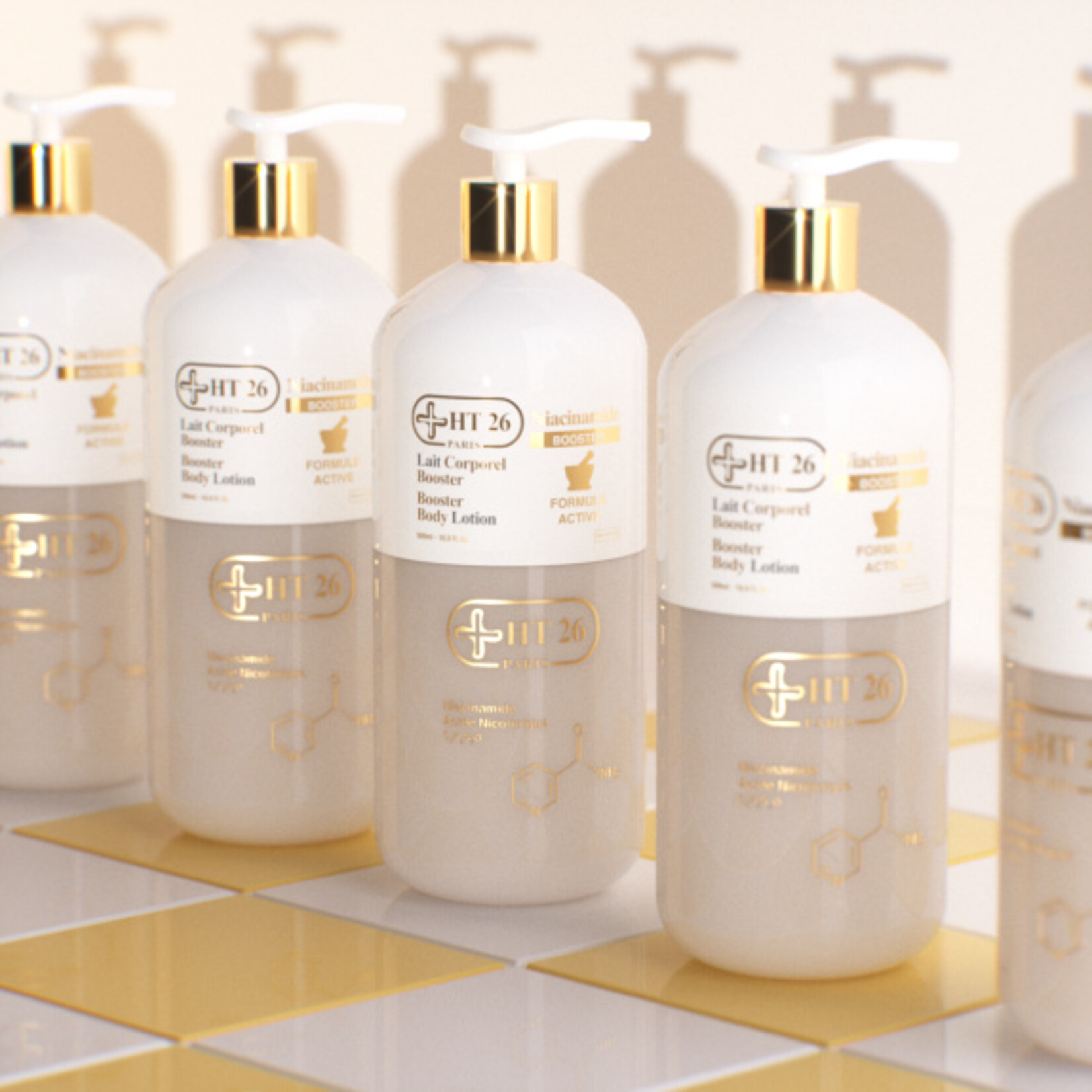 HT26 Paris Niacinamide Booster Body Lotion - 500ml