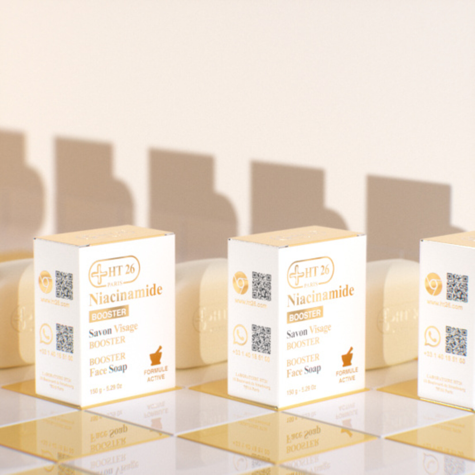 HT26 Paris Niacinamide Booster Face Soap - 150gr