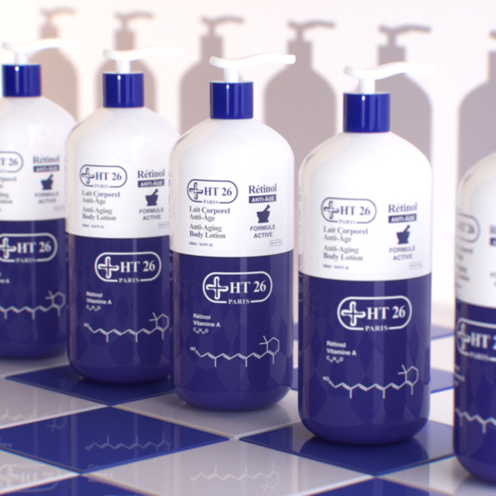 HT26 Paris Retinol Anti-Aging Body Lotion - 500ml