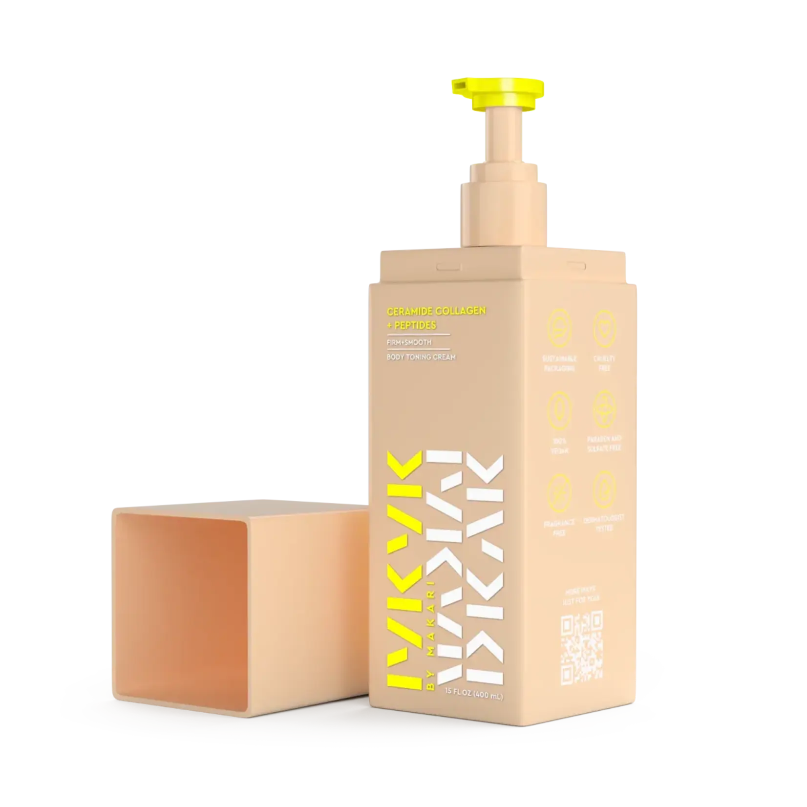 MAKARI IYKYK Ceramide Collagen + Peptides Body Toning Cream 400ml