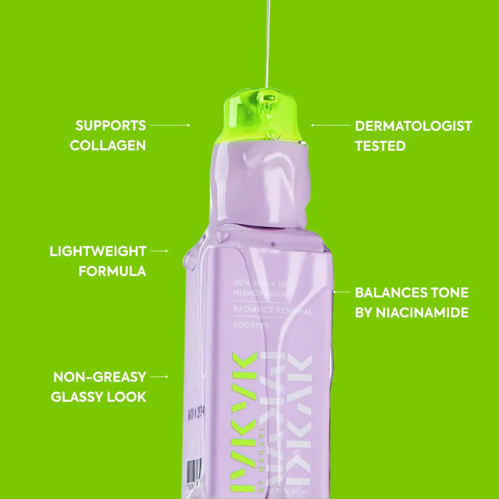 MAKARI IYKYK 20% AHA + 10% Niacinamide Booster 80ml