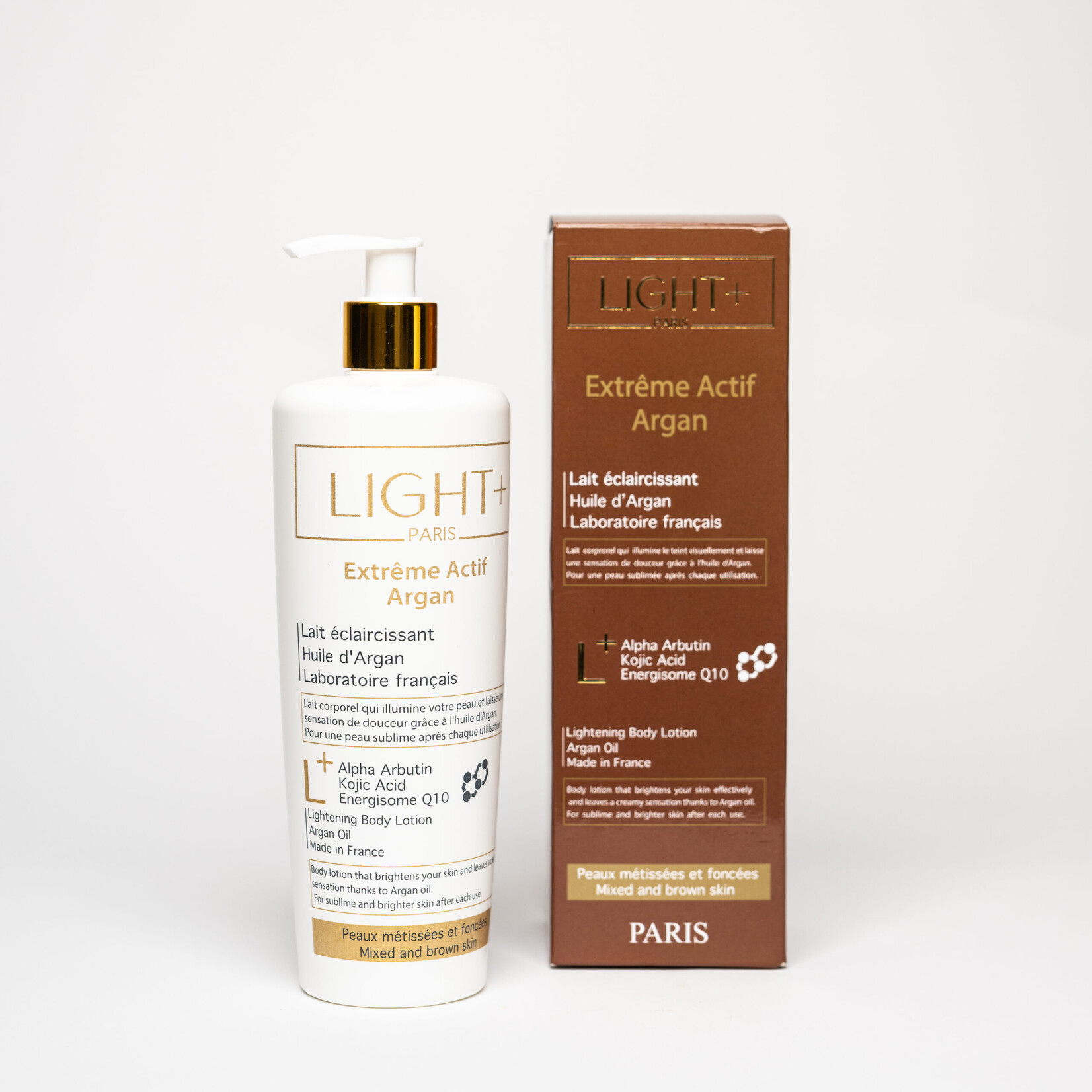 LIGHT+ PARIS Extreme Actif Argan Lightening Body Lotion - 500ml