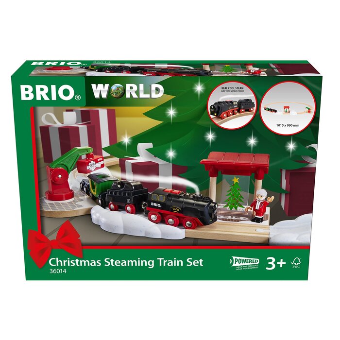 Brio CHRISTMAS STEAMING TRAIN SET