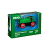 GROENE LOCOMOTIEF OP BATTERIJEN