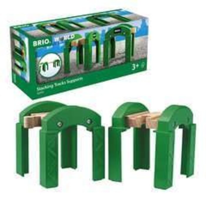 Brio GROENE SPOORBRUG PIJLERS