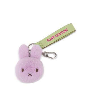 Bonton Toys - Nijntje Miffy ECO fuzzy bag charm (11cm) - lila