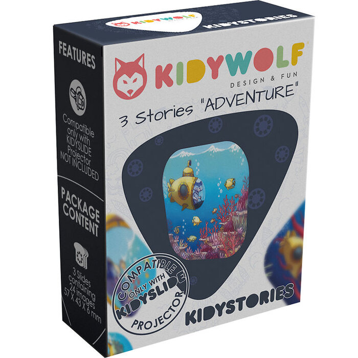 Kidywolf Kidystories - Avontuur (3 verhalen inbegrepen)