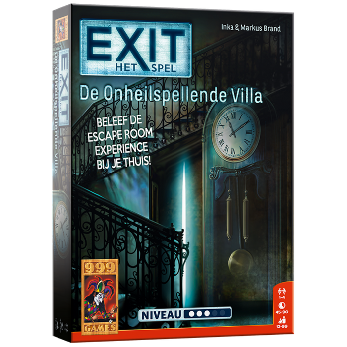 999 Games EXI10 - EXIT - DE ONHEILSPELLENDE VILLA