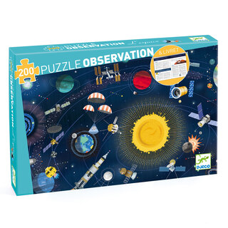 Djeco Observatiepuzzel - De ruimte (200st)