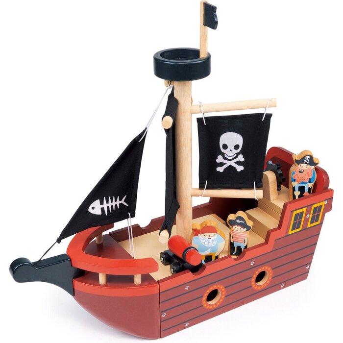 Houten piratenboot