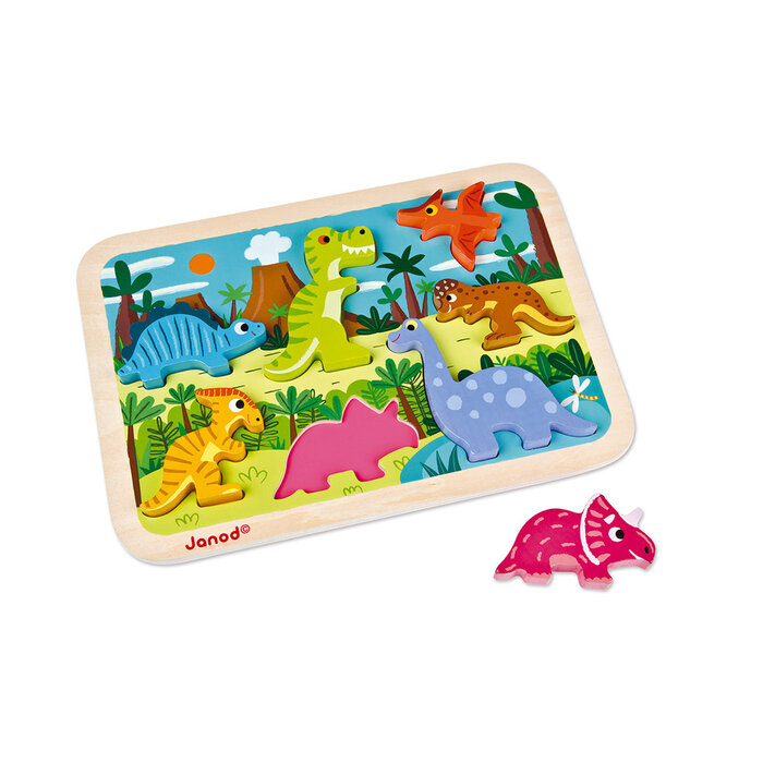 Janod DINOSAURUSSEN CHUNKY PUZZLE