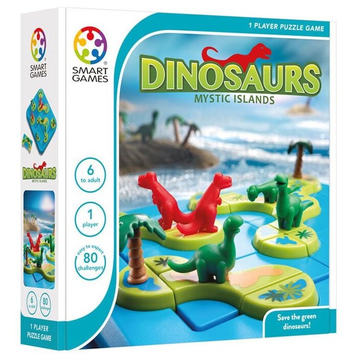 SmartGames DINOSAURS MYSTIC ISLANDS (80 OPDRACHTEN)