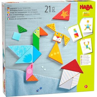 Haba LEGSPEL KLEURRIJKE TANGRAMMIX