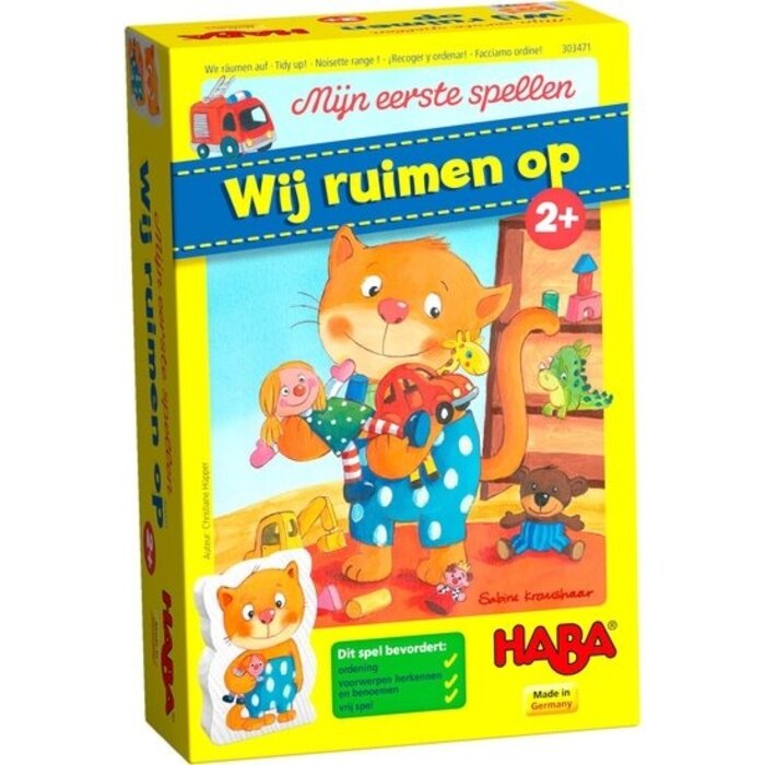 Haba MIJN EERSTE SPELLEN - WIJ RUIMEN OP