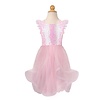 PINK SEQUINS TWIRL DRESS