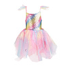 Rainbow fairy dress with wings