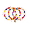 ARMBAND DEVA, VLINDERS, MULTI, ROZE, BLAUW