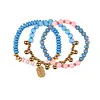 ARMBAND MERLE, ROZE, BLAUW