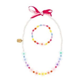 Souza for kids KETTING + ARMBAND ANIC, BLOEMEN, MULTI