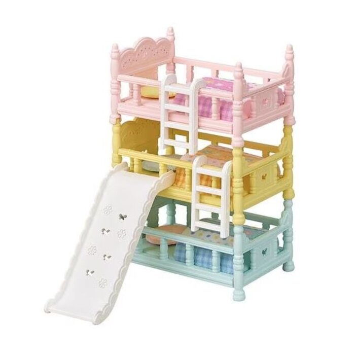 Sylvanian families STAPELBED VOOR DRIE